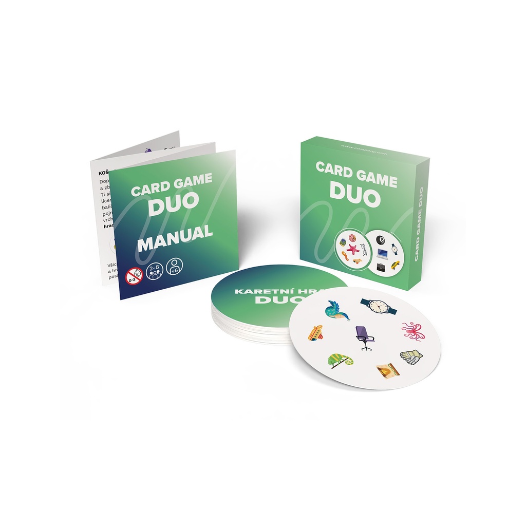 [G101.01] DUO kártyajáték, 31 kártya, papír behajtós doboz