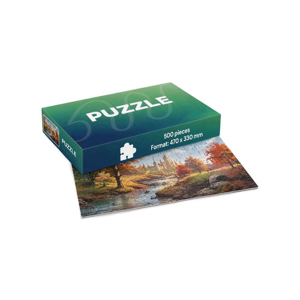 [G502.01] Puzzle, 500 dílků (470 x 330 mm), papírová krabička s víkem