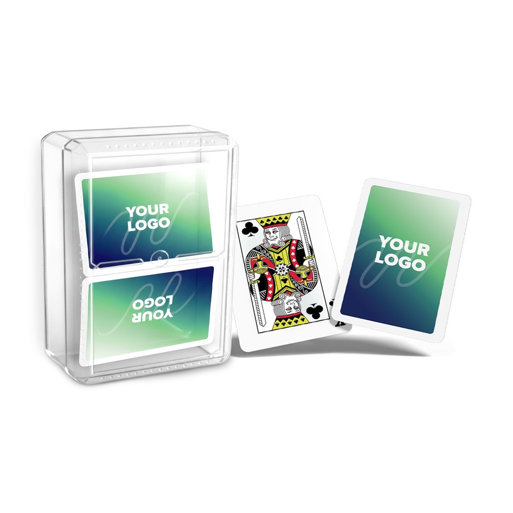 [G202.09] Classic playing cards, 108 cards, plastic box